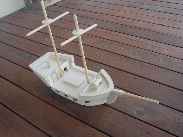 Wooden Pirate Ship